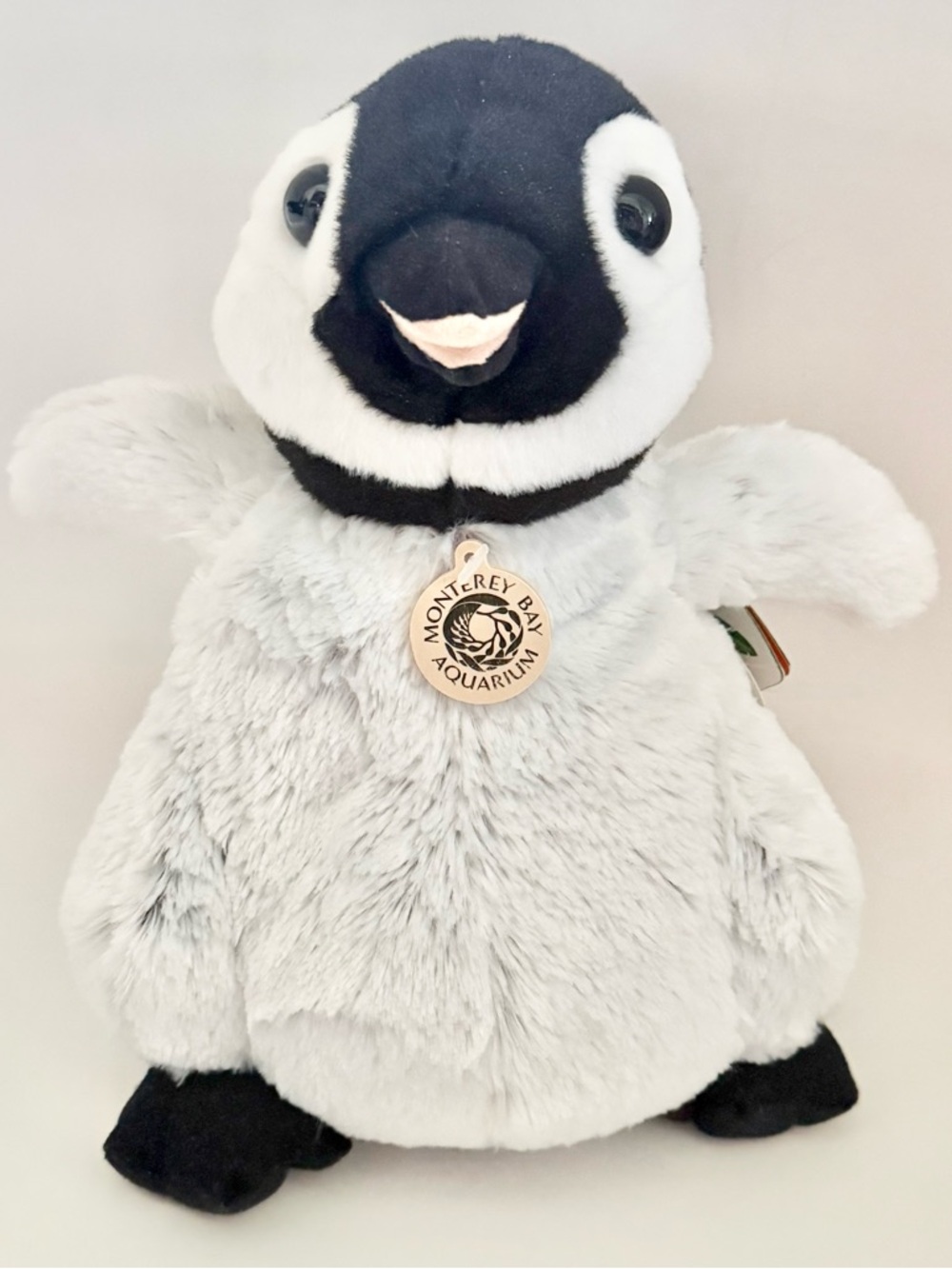 Monterey Bay Soft Plush Penguin in Black and Gray